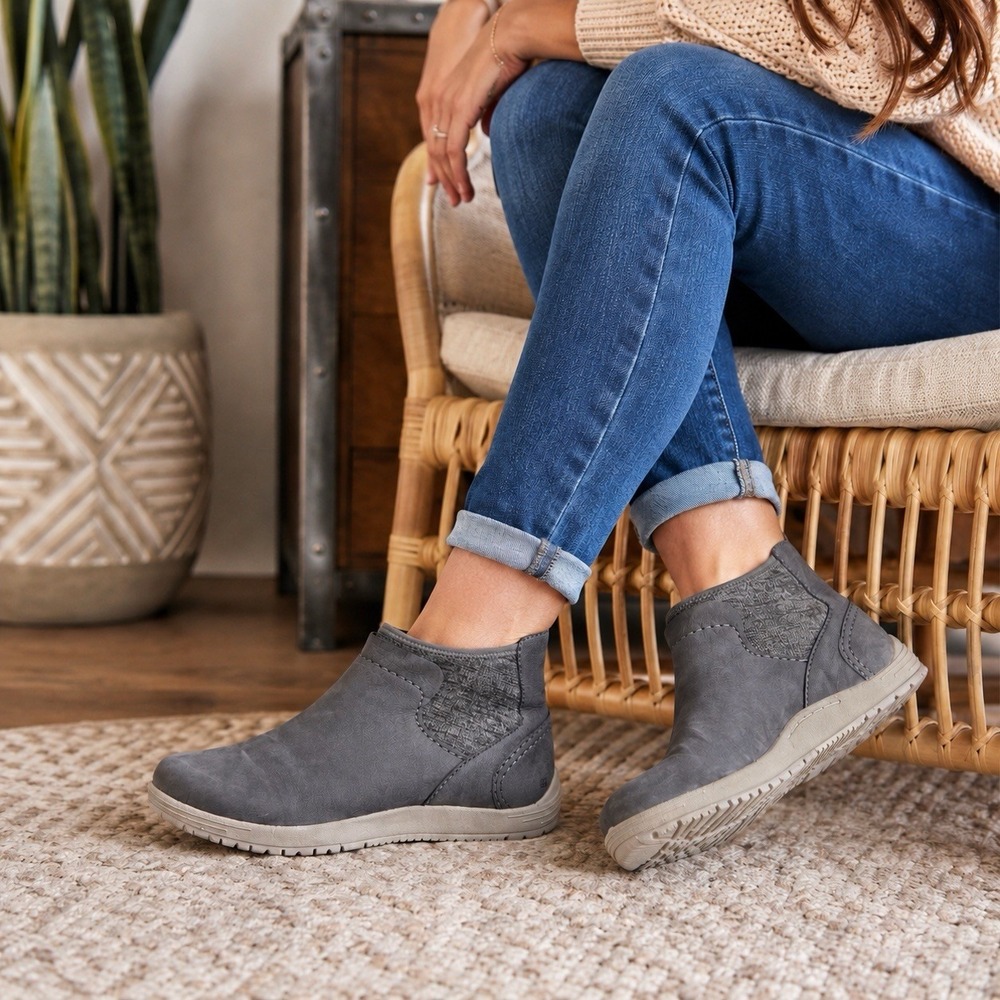 Dansko Lizette Gray Waterproof Nubuck Ankle Boots Womens‎ EU 38 US 7.5-8 Comfort